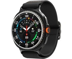 Spigen Lite Fit Band, juodas - Galaxy Watch 8 46mm/44mm/40mm