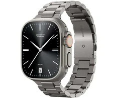 „Spigen Modern Fit“ titano dirželis, natūralus titanas - „Apple Watch 49mm/46mm/45mm/44mm“