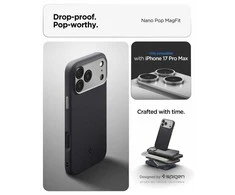 Dėklas Spigen Nano Pop MagSafe, juodas sesame - iPhone 17 Pro Max