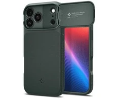 Dėklas Spigen Optik Armor MagSafe, abyss žalias - iPhone 17 Pro Max