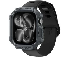„Spigen Rugged Armor 2“, tamsiai pilka – „Apple Watch 11“ 46 mm