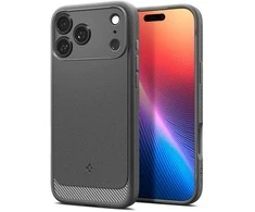 Dėklas „Spigen Rugged Armor MagSafe“, pilkas - iPhone 17 Pro Max