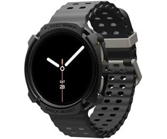 Spigen Rugged Armor, matinis juodas - Galaxy Watch 8 (44 mm)