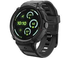 „Spigen Rugged Armor Pro + Stand“, matinis juodas - „Google Pixel Watch 4 45mm“