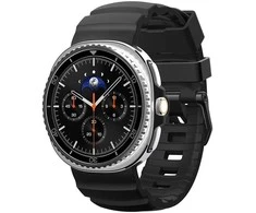 Spigen Silicone Band, juodas - Samsung Galaxy Watch 8 46mm/44mm/40mm