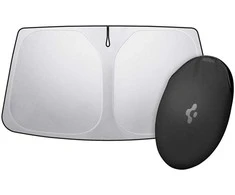Spigen Tesla automobilio priekinio stiklo saulės skydelis, juodas - Tesla Model X
