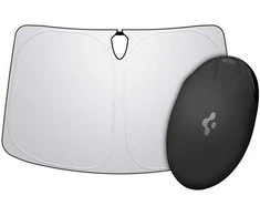 Spigen Tesla Car Front Windshield Sunshade, juodas - Tesla Model S