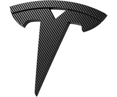 Spigen Tesla priekinės emblemos pilnas dangtelis, anglies pluoštas - Tesla Model 3 2024
