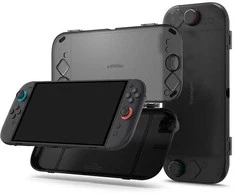 Dėklas Spigen Thin Fit 360, frost juodas - Nintendo Switch 2