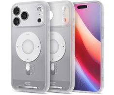 Dėklas Spigen Ultra Hybrid MagSafe, classic sidabrinis - iPhone 17 Pro