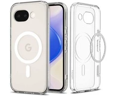 Dėklas Spigen Ultra Hybrid MagSafe, clear baltas - Google Pixel 10a