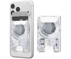 Dėklas Spigen Ultra Hybrid Wallet MagSafe, zero one baltas