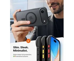 Dėklas Torras Guardian Magnetic, juodas — iPhone 17 Air
