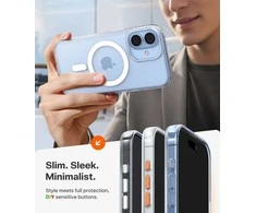 Dėklas Torras Guardian Magnetic, skaidrus – iPhone 17