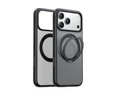 Dėklas TORRAS Ostand Pro - etui do iPhone 17 Pro Max kompatybilne su MagSafe (juodas)