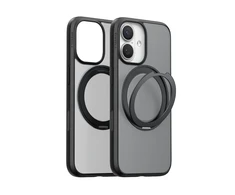 Dėklas Torras Ostand Pro, juodas — iPhone 17