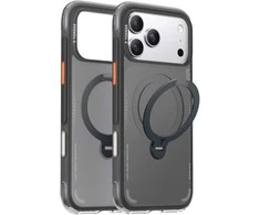 Dėklas TORRAS Ostand Spin Air - etui do iPhone 17 Pro Max kompatybilne su MagSafe (shadow juodas)