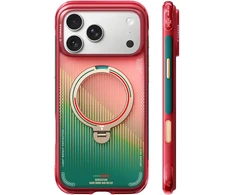 Dėklas Torras Ostand Q3 Air World Cup Limited, red &amp; žalias – Apple iPhone 17 Pro