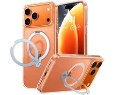Dėklas Torras Ostand Q3 Spin, skaidrus - iPhone 17 Pro Max