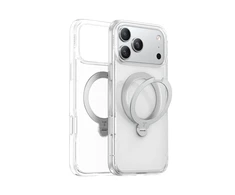 Dėklas Torras Ostand Q3 Spin, skaidrus - iPhone 17 Pro