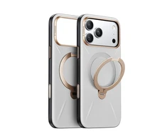 TORRAS QPro odinis dėklas, skirtas iPhone 17 Pro, suderinamas su „MagSafe“ (perlinės pilkos spalvos)