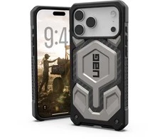 Urban Armor Gear UAG „Monarch Pro MagSafe“ dėklas, skirtas „iPhone 17 Pro Max“ – titano spalvos