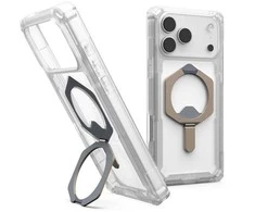 Dėklas Urban Armor Gear UAG Plasma XTE Magsafe, skaidrus/titano spalvos - iPhone 17 Pro Max