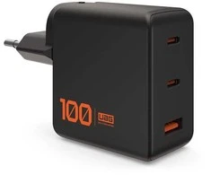 Urban Armor Gear Įkroviklis UAG SRGE 100W 3Port ((2)USB-C, (1)USB-A) Wall Charger WW Juodas