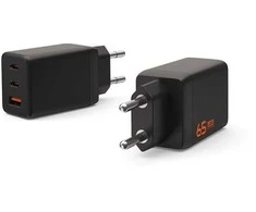 Urban Armor Gear UAG SRGE Charger - jungiama į tinklą 65W, 2x USB-C oraz USB-A (juoda)