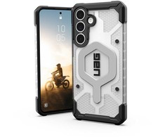 Dėklas Urban Armor Gear UAG Pathfinder Clear, ice/sidabrinis - Samsung Galaxy S25 FE