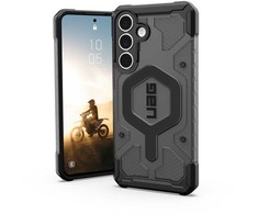 Dėklas Urban Armor Gear UAG Pathfinder Clear, ash/juodas - Samsung Galaxy S25 FE