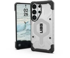 Dėklas Urban Armor Gear UAG Pathfinder Clear, Ice/Sidabrinis - Samsung Galaxy S26 Ultra