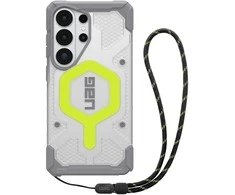 Dėklas Urban Armor Gear UAG Pathfinder Clear, Active Neon Lanyard - Samsung Galaxy S26 Ultra