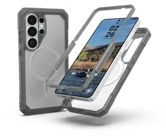 Dėklas Urban Armor Gear UAG Trooper, Clear/Ash - Samsung Galaxy S26 Ultra