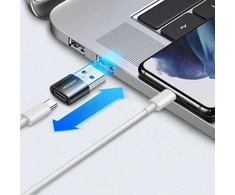 C tipo USB vyriškas-moteriškas adapteris (2 vnt.) Joyroom S-H152 (juodas)