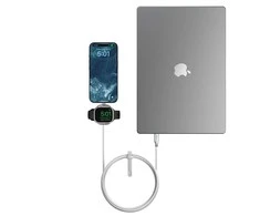 Kabelis įkroviklis Nomad Universal Cable for Apple Watch, 1,5m, baltas