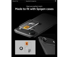 Kameros apsauga Spigen Glass tR EZ Fit Optik Pro 2 Pack, juodas - iPhone Air