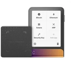 Aparatinė piniginė kriptovaliutoms Ledger Flex Ferro Fuchsia Crypto su atstatymo raktu