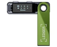Aparatinė piniginė kriptovaliutoms Ledger Nano S Plus Oxidate Žalias