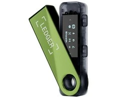 Aparatinė piniginė kriptovaliutoms Ledger Nano S Plus Oxidate Žalias