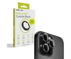„Mobile Origin Easy Lens“ apsauginiai dėklai, juodi – „iPhone 16 Pro / 16 Pro Max“