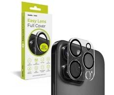 „Mobile Origin Easy Lens“ pilnas dangtelis, skaidrus – „iPhone 15 Pro / 15 Pro Max“