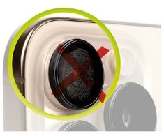 „Mobile Origin Easy Lens Guards“, juodas – „iPhone Air“