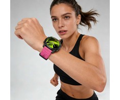 Mobile Origin Easy Strap silikoninis dirželis, skirtas Garmin ES2, 20 mm, rožinis