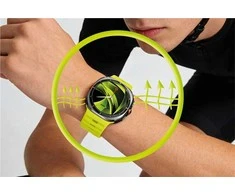 Mobile Origin Easy Strap silikoninis dirželis Galaxy Watch Ultra 47 mm, fluorescencinės geltonos spalvos