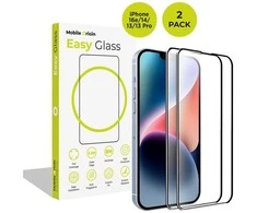 Mobile Origin „EasyGlass“ iPhone 16e/14/13/13 Pro, 2 vnt. pakuotė