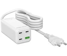 „Mobile Origin GaN“ 100 W kompaktiškas „MultiHub“ įkroviklis PW18 su 3 USB-C + USB-A jungtimis