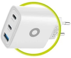 Mobile Origin GaN 40W sieninis įkroviklis MO13, 1 USB-A + 2 USB-C
