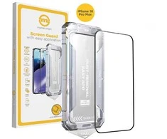 „Mobile Origin Geltona“ ekrano apsauga su paprastu uždėjimu, skirta „iPhone 16 Pro Max“.