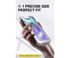 „Mobile Origin Geltona“ ekrano apsauga su paprastu uždėjimu, „iPhone 16“